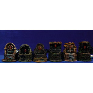 Fuente surtidas 8x10x10 cm resina