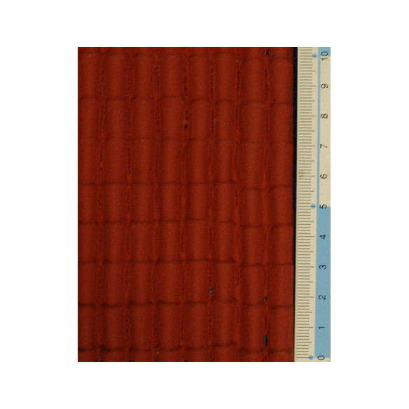 Tejado 16x12 de tejas 1 cm plástico