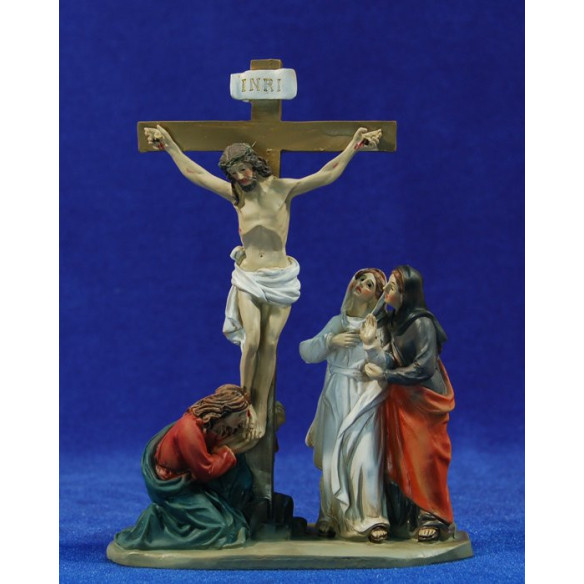 Crucificción M2 9 cm resina