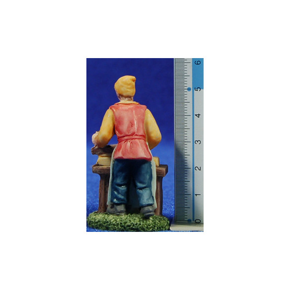 Carpintero con banco 6 cm resina