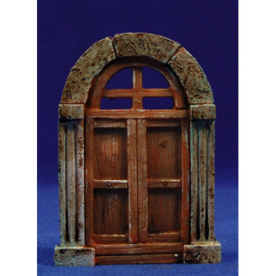 Puerta redonda 9,5 cm resina