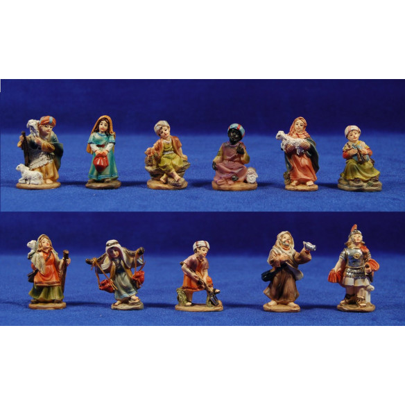 Grup 11 pastors 5 cm resina