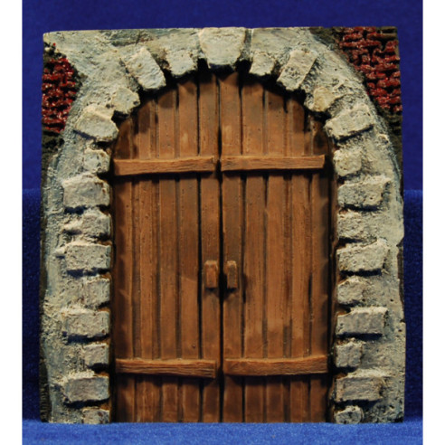 Round door 15 cm resin