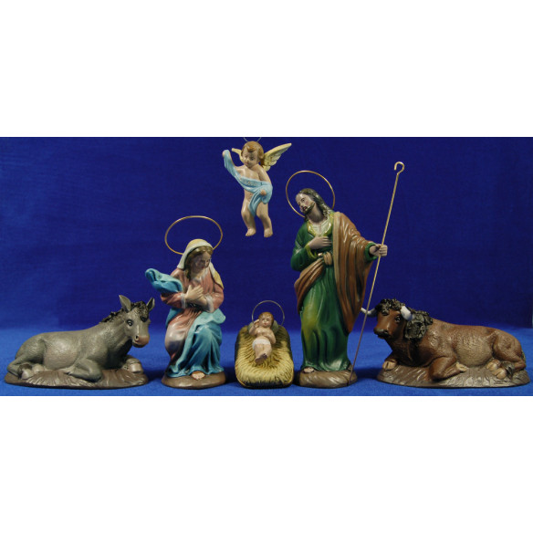 Nativity 18 cm clay painted Figuralia