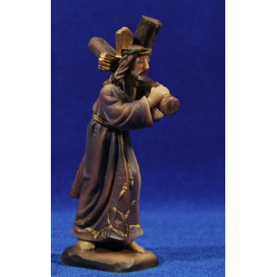 Jesus with the cross Nazarene 11 cm resin