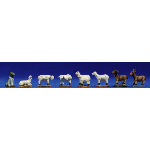 Gruppo pecore 4-5  cm resina