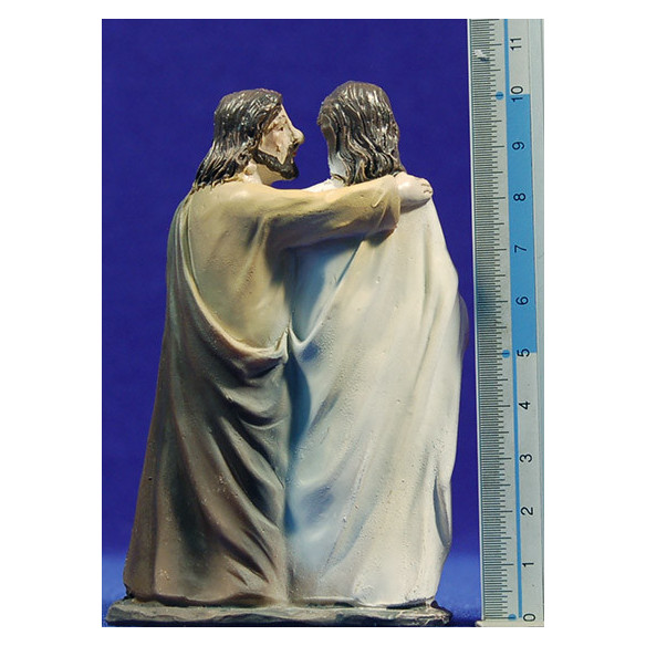 El beso de Judas 13 cm resina