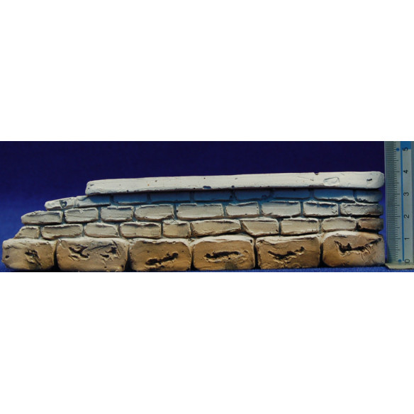 Muro de piedras 17x4 cm resina