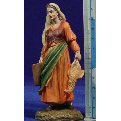 Women and animals 11 cm resin