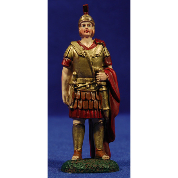 Soldado romano con capa 10 cm resina Linea Martino Landi