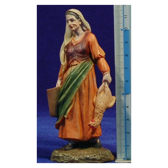Women and animals 11 cm resin