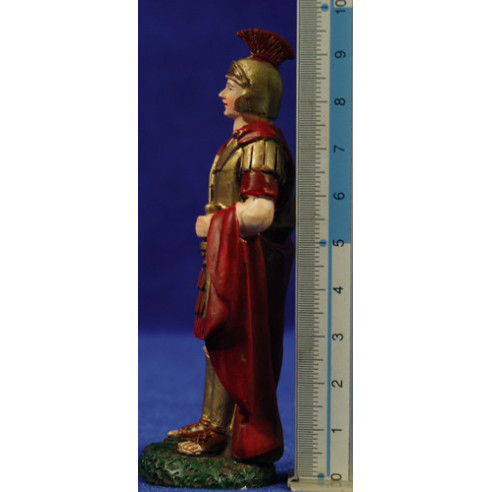 Soldado romano con capa 10 cm resina Linea Martino Landi