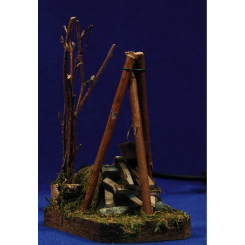 Fogata (220V) 11x6x12 cm resina
