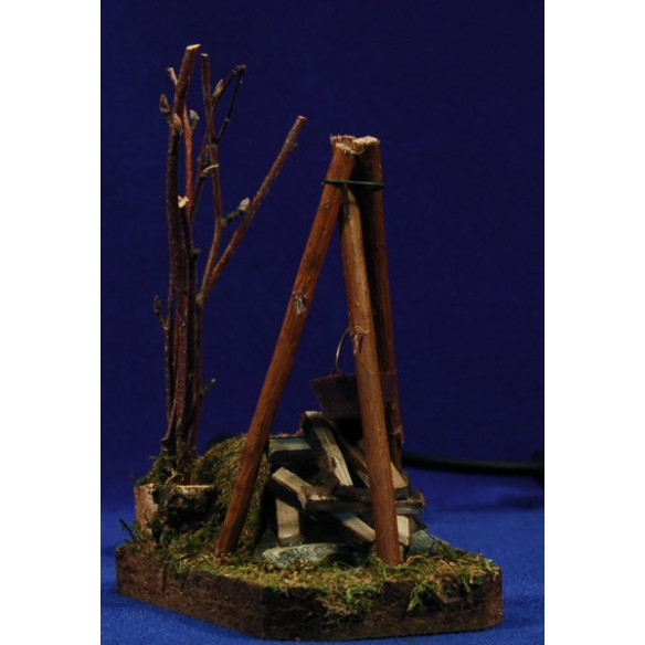 Fogata (220V) 11x6x12 cm resina