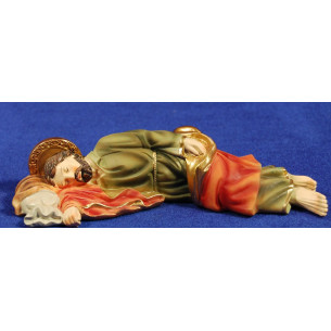 San Gioseppo dormendo 18 cm resina