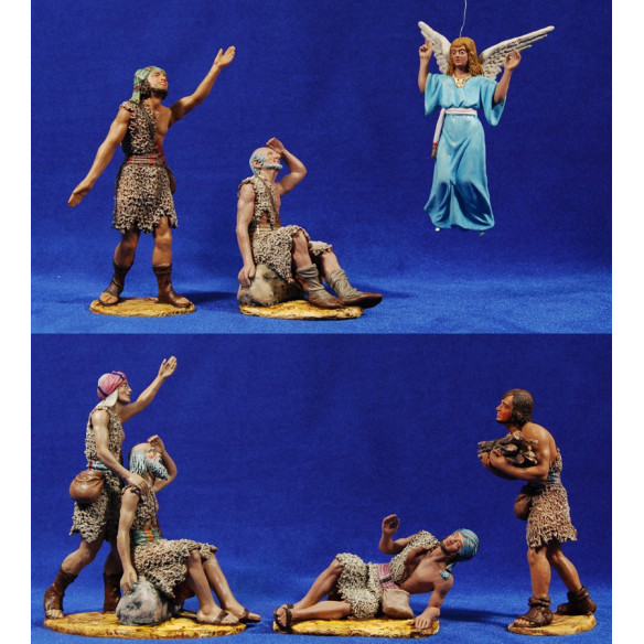 Annunciation 7 pieces 18 cm resin Daniel-Serena