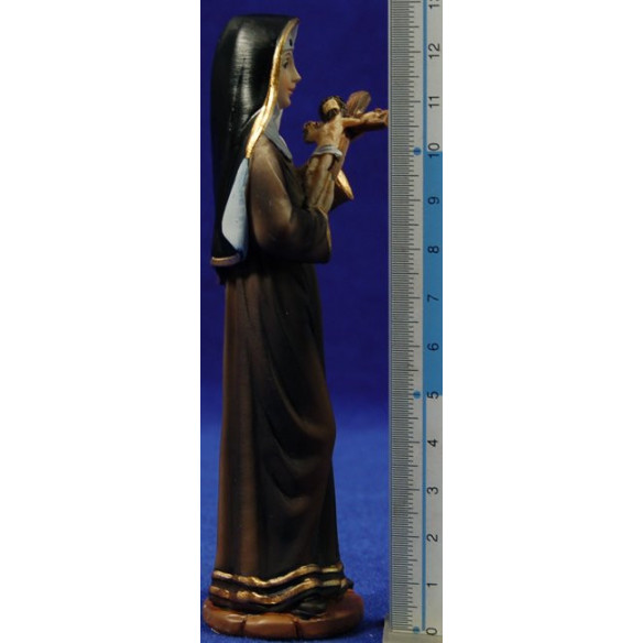 Santa Rita 13 cm resina
