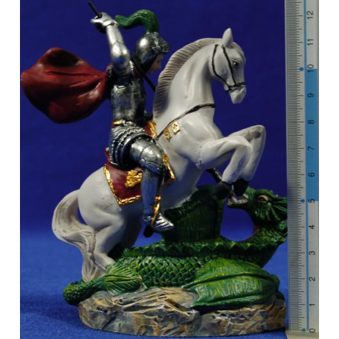 Saint George 10 cm resin