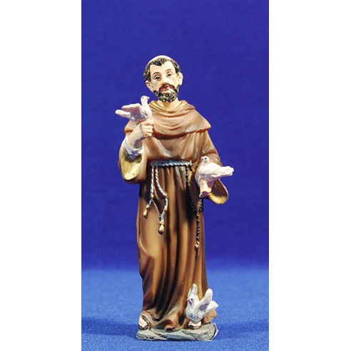 Sant Francesc d'Assís 13 cm Resina