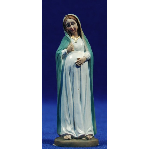 Vergin pregnant stand white 9 cm resin