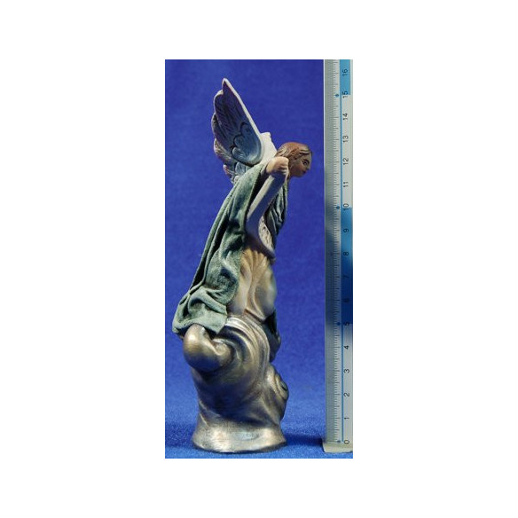 Anunciata 12 cm ropa y barro Figuralia
