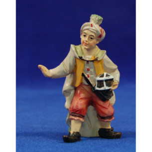 Conducente di elefanti giovanni 9 cm resina