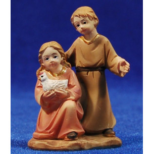Nens adorant 7 cm resina