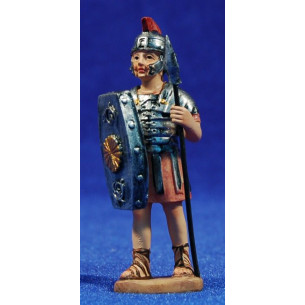 Soldat romà amb llança 7 cm resina