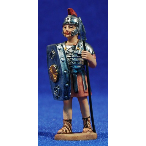 Soldat romà amb llança 7 cm resina