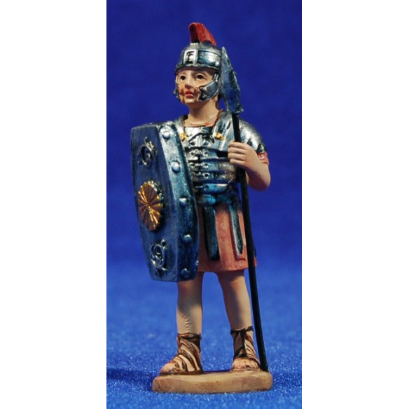 Soldat romà amb llança 7 cm resina