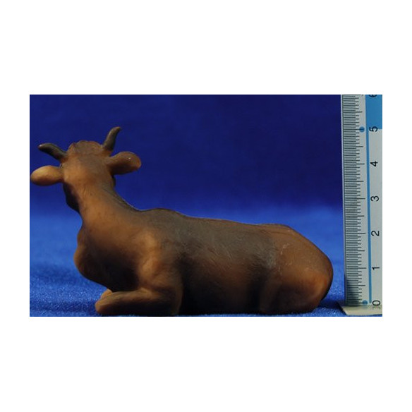 Bue e Mule sdraiati 11 cm resina