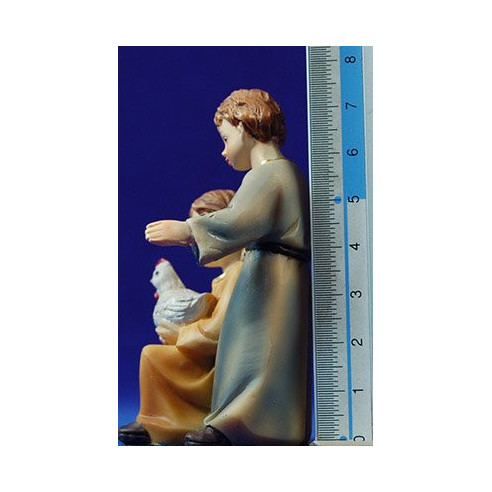 Nens adorant 11 cm resina