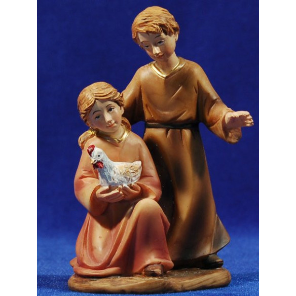 Children addoring 15 cm resin