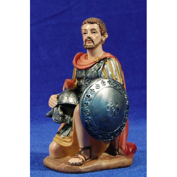 Soldat romà agenollat 15 cm resina