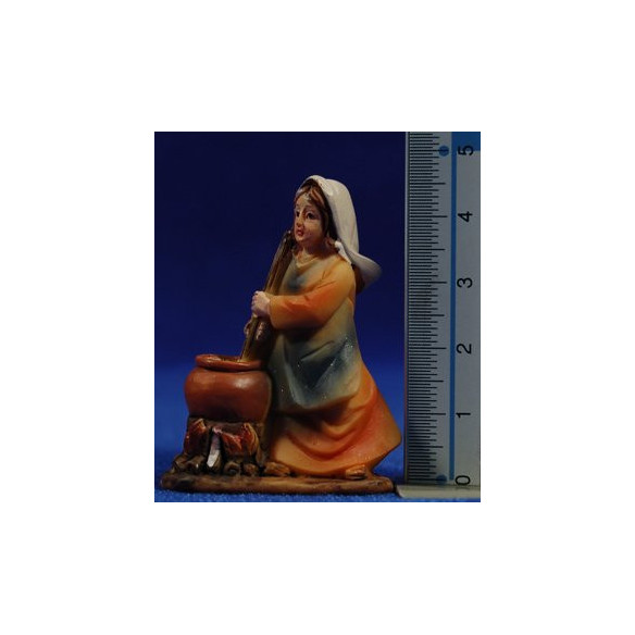 Grup 10 pastors 5 cm resina