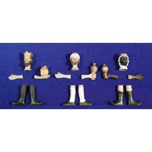 Estremità tre Re 14-18 cm resina