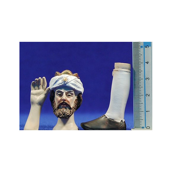 Extremities three kings 14-15 cm resin