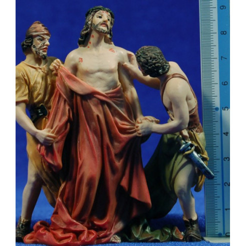 Jesus undressed 9 cm resin