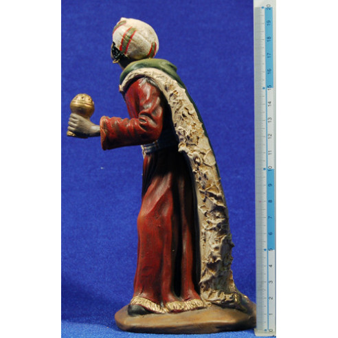 Kings addoring 18 cm clay painted Figuralia
