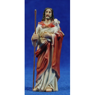 Jesús el buen pastor 9 cm resina