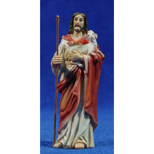 Jesús el buen pastor 9 cm resina