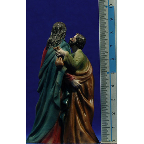 El beso de Judas 9 cm resina