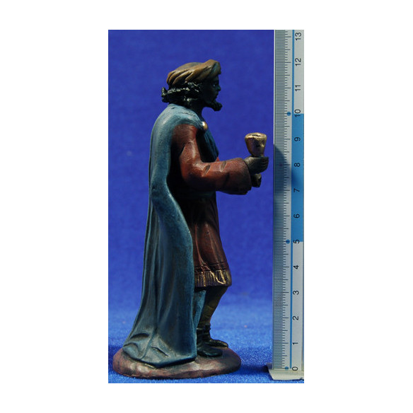 Reyes adorando 12 cm barro pintado Figuralia