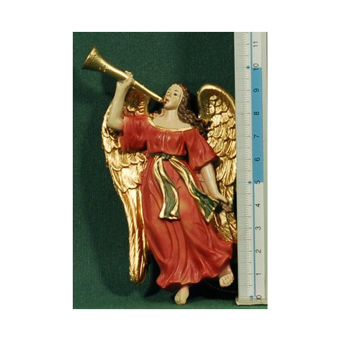 Angels musician trumpet 10 cm resin