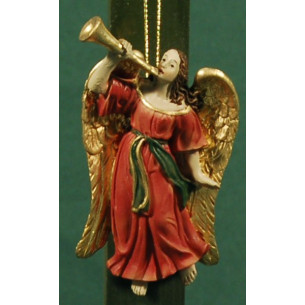 Angels musician trumpet  8 cm resin