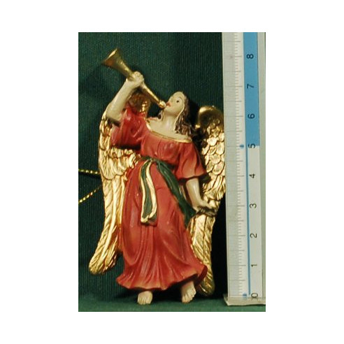 Angels musician trumpet  8 cm resin