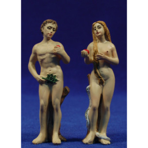 Adan y Eva 8,5 cm resina