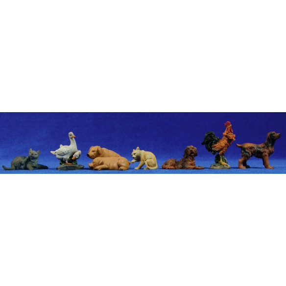 Grup animals 15 cm resina