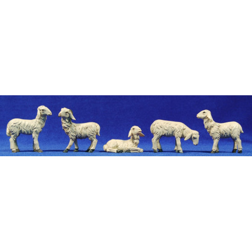 Gruppo pecore 15 cm resina