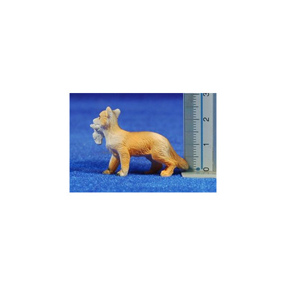 Cane con uccello 8 cm resina